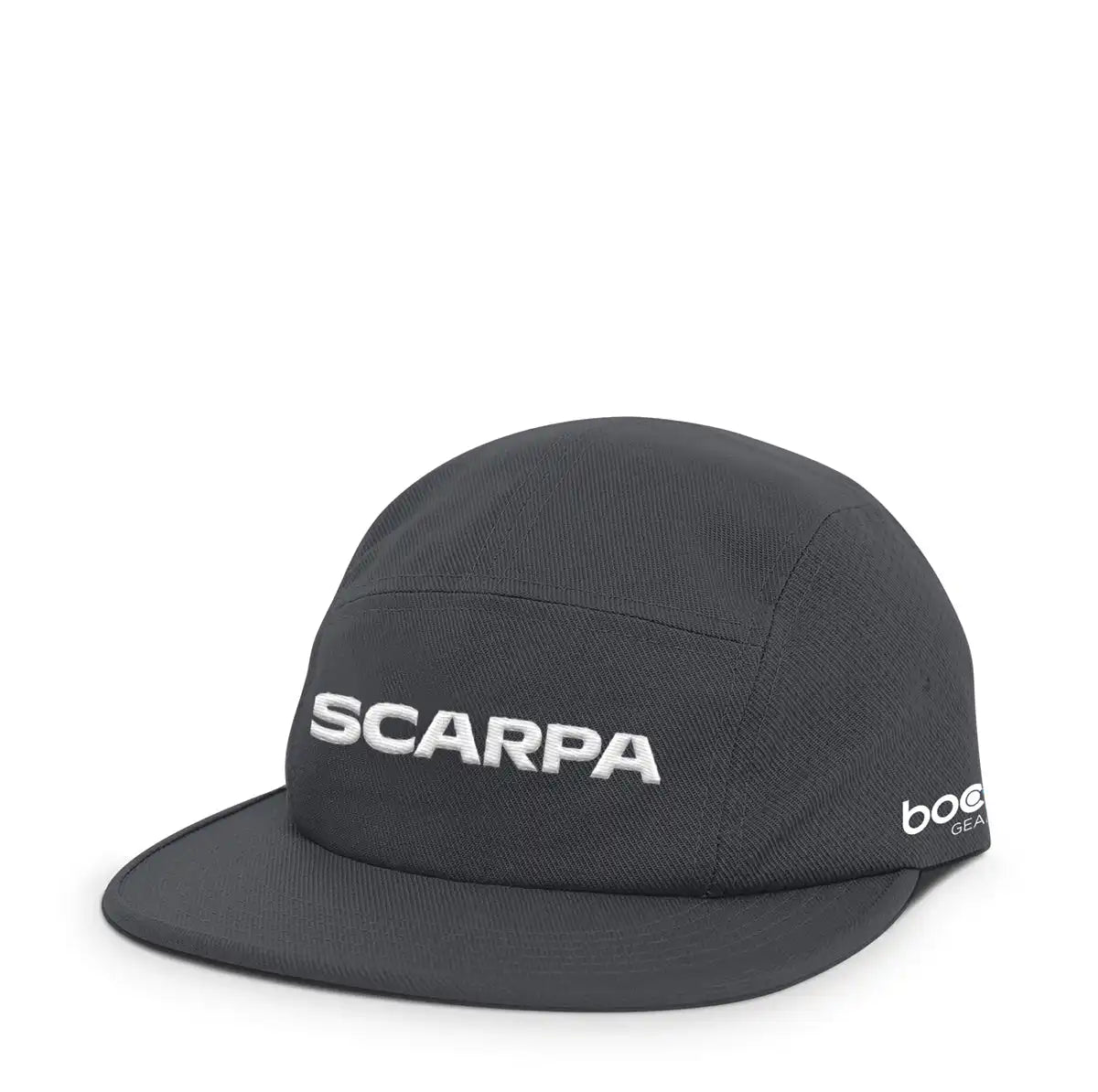 5-Panel Trail Hat Black White Main image
